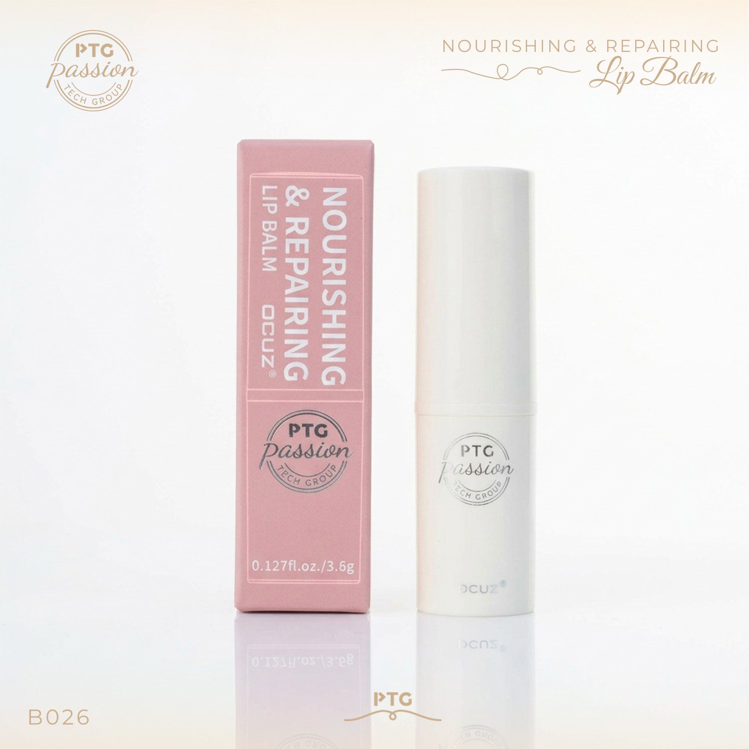 OCUZ Lip Balm (Hami Melon Flavor / Cantaloupe Flavor)